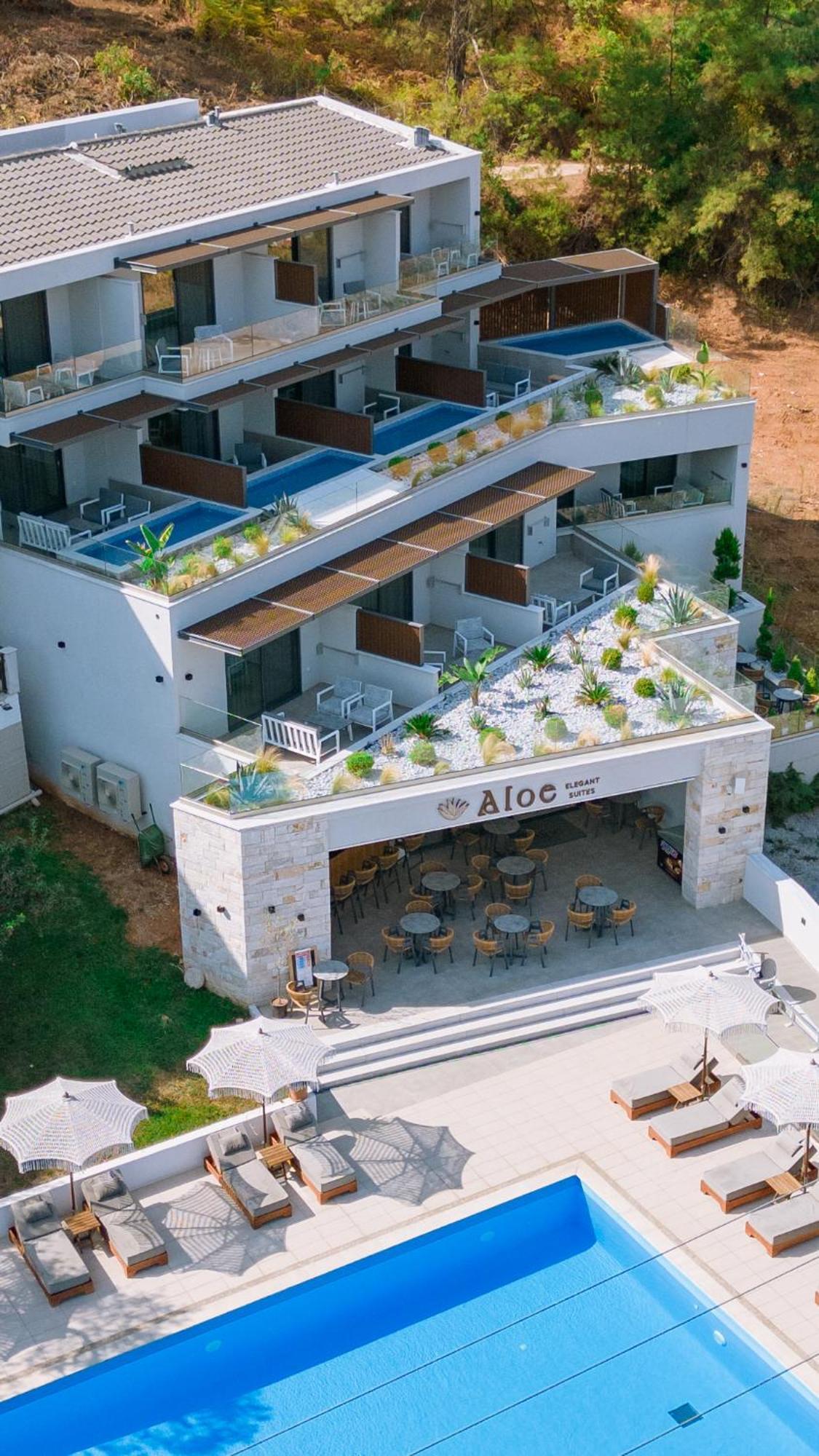 Aloe Elegant Suites Skala Potamia  Eksteriør billede